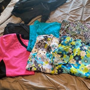 Woman’s xl and 2xl scrub tops